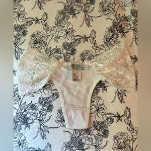 White Brazilian panty